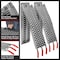 Stalwart Loading Ramps - Set of Two 69 Folding Ramps for ATVs, Motorcycles - 2200lb Capacity by, 2PK 75-CAR2025 - alternate 4